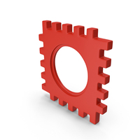Playground Puzzle Cube Hall Red PNG & PSD Images