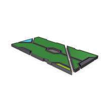 Scifi Shape Green PNG & PSD Images