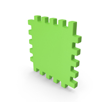 Green Playground Square Puzzle Piece PNG & PSD Images