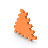 Playground Triangular Puzzle Piece Brown PNG & PSD Images