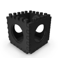 Black Playground Puzzle Box PNG & PSD Images
