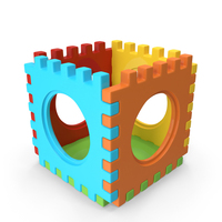 Playground Puzzle Box Colorful PNG & PSD Images
