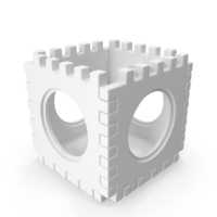 Playground Puzzle Box White PNG & PSD Images