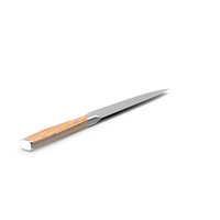 Carving Knife With Light-Colored Handle PNG & PSD Images