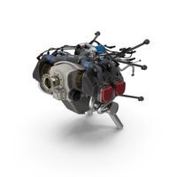 Electronic Fuel Injected Aircraft Engine UL260i PNG & PSD Images