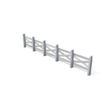 Ranch Fence White PNG & PSD Images