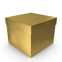 Gold Gift Box PNG & PSD Images