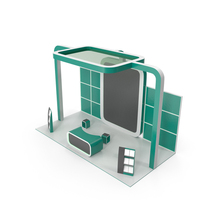 Green Exhibition Expo Stand PNG & PSD Images