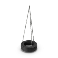 Hanging Tire Swing PNG & PSD Images