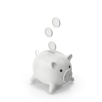 Cartoon Piggy Bank PNG & PSD Images