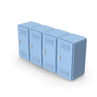 Cartoony Lockers PNG & PSD Images