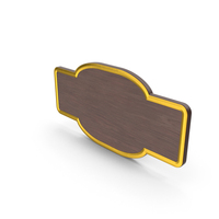Wooden Name Plate PNG & PSD Images