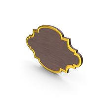 Wooden Name Plate PNG & PSD Images