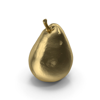 Gold Pear PNG & PSD Images