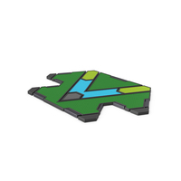 Green SciFi Shape PNG & PSD Images