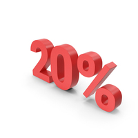 20% Red Sign PNG & PSD Images