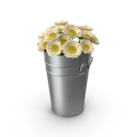 Flowers in Bucket PNG & PSD Images
