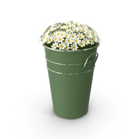 Flowers in Bucket PNG & PSD Images