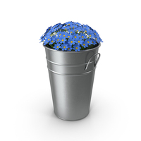 Flowers in Bucket PNG & PSD Images