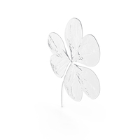 Glass Clover St Patrick Lucky Symbol PNG & PSD Images