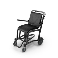 Airport Wheelchair Black Old PNG & PSD Images