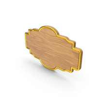 Wooden Name Plate PNG & PSD Images