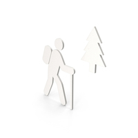 Hiking Trail Icon PNG & PSD Images