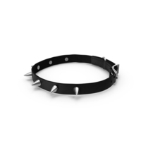 Leather Spiked Dog Collar PNG & PSD Images