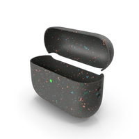Silicone Case Apple AirPods Pro 2 USB-C Black PNG & PSD Images