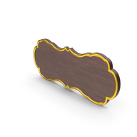 Wooden Name Plate PNG & PSD Images