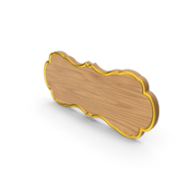 Wooden Name Plate PNG & PSD Images