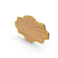 Wooden Name Plate PNG & PSD Images