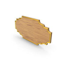 Wooden Name Plate PNG & PSD Images