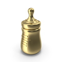 Milk Bottle Gold Icon PNG & PSD Images