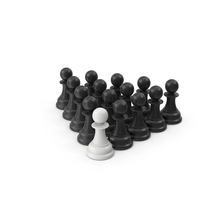 Chess Pawns Set PNG & PSD Images