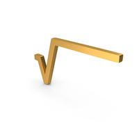Gold Square Root Icon PNG & PSD Images