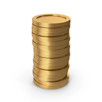 Gold Coins Stack PNG & PSD Images