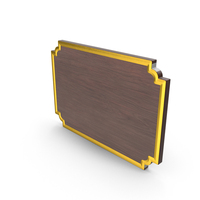 Wooden Name Plate PNG & PSD Images