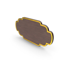 Wooden Name Plate PNG & PSD Images