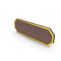Wooden Name Plate PNG & PSD Images