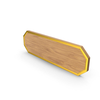 Wooden Name Plate PNG & PSD Images
