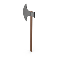 Battle Axe Dark Wood PNG & PSD Images