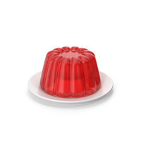 Jelly In Ceramic Plate PNG & PSD Images