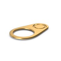 Gold Pull Tab Ring PNG & PSD Images