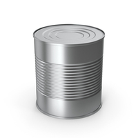 Silver Tin Can PNG & PSD Images