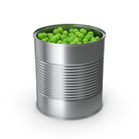 Peas Tin Can Opened PNG & PSD Images