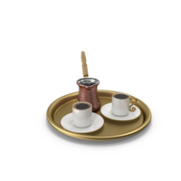 Turkish Coffee Tray PNG & PSD Images