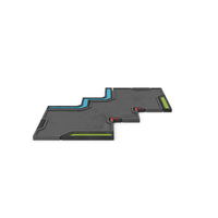 Scifi Panel Shape Used PNG & PSD Images
