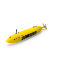 HUGIN 1000 Autonomous Underwater Vehicle PNG & PSD Images