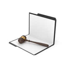 Court Folder And Gavel PNG & PSD Images